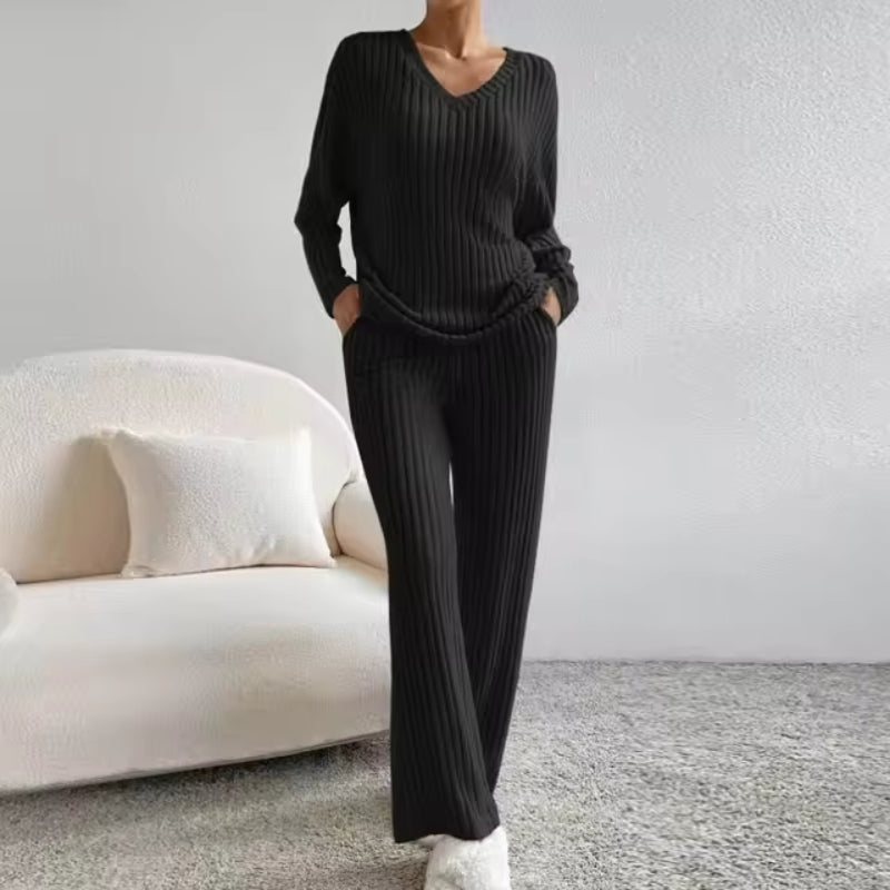 Theresa | Ribbed Knit Lounge Set