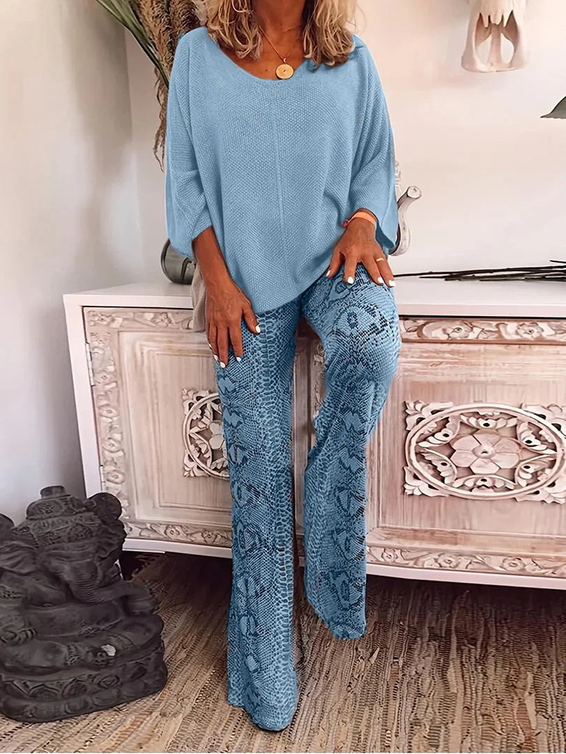 Annie | Boho Knit Two-Piece Set