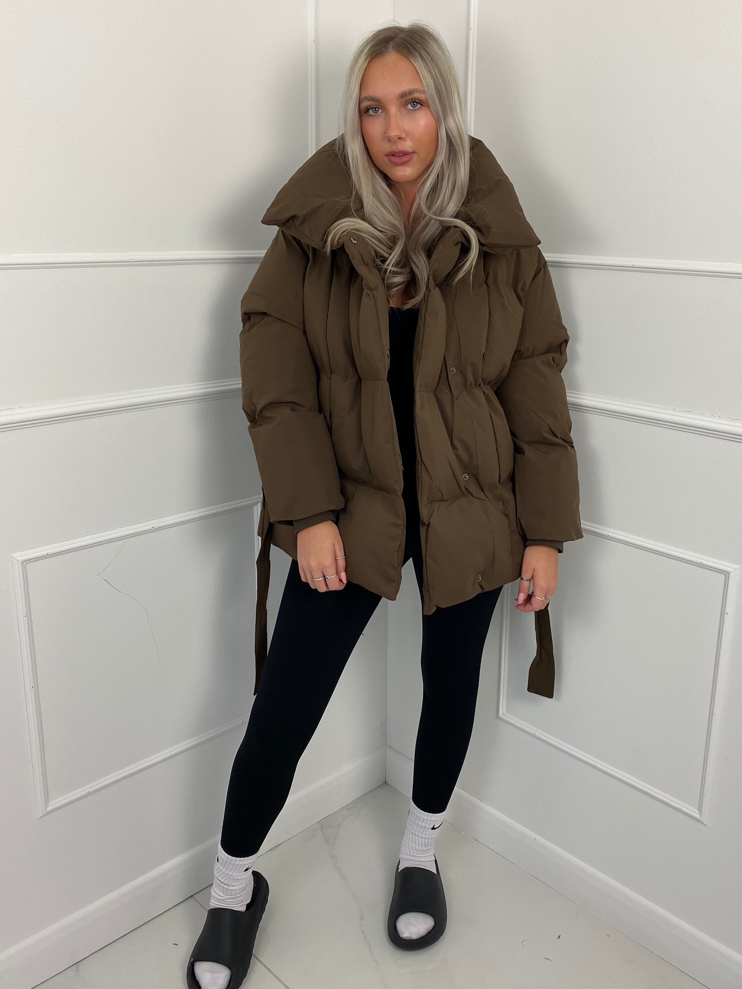 Jenna™ | Short Belted Puffer Jacket