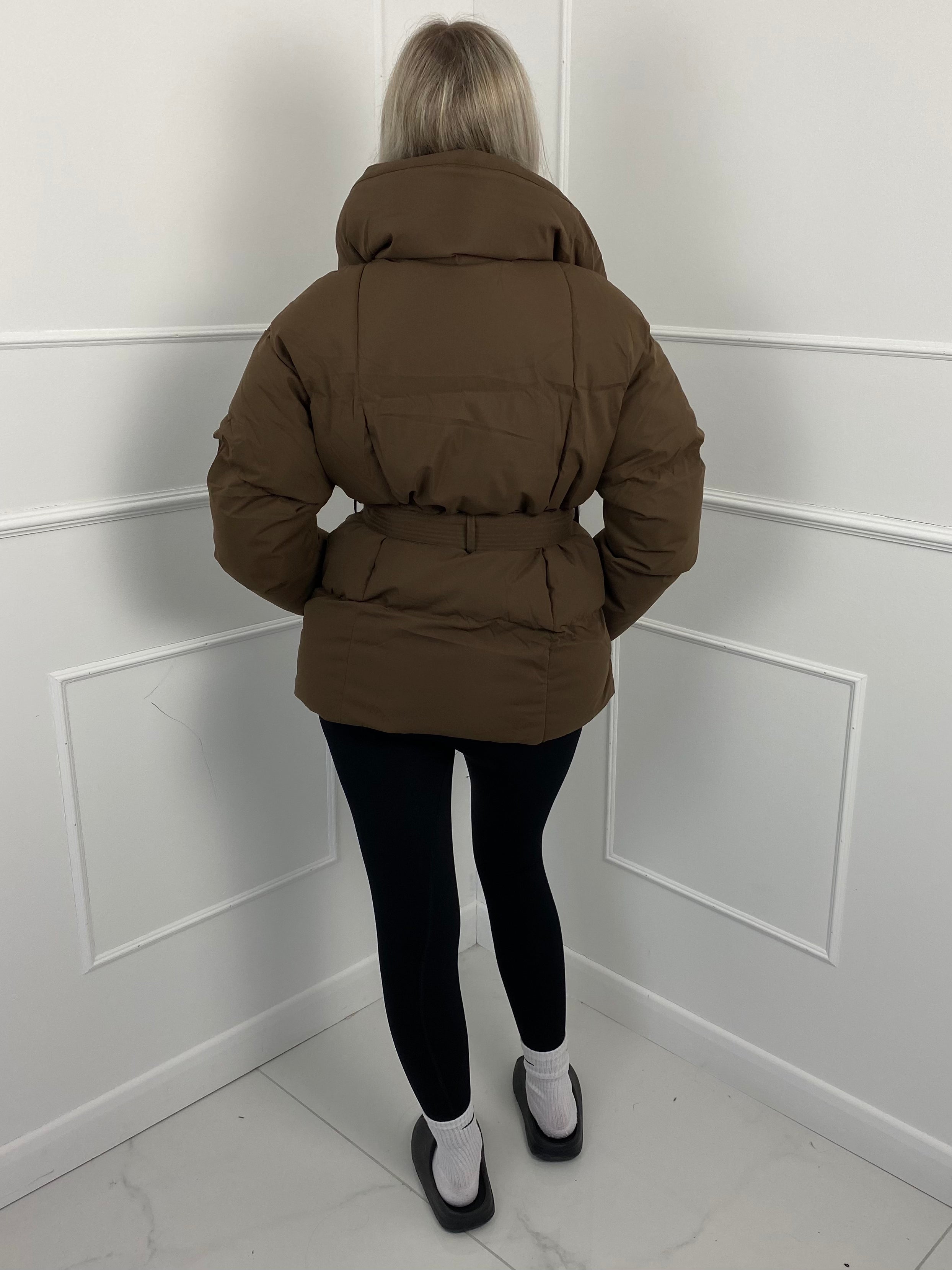 Jenna™ | Short Belted Puffer Jacket