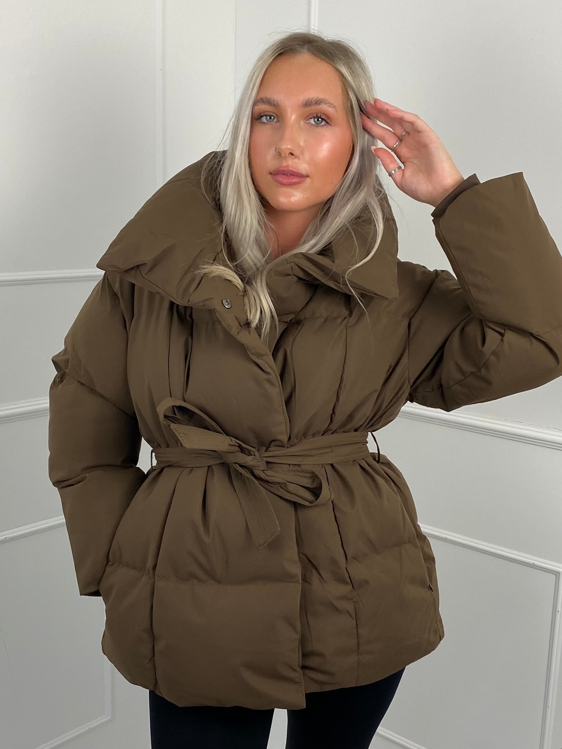 Jenna™ | Short Belted Puffer Jacket