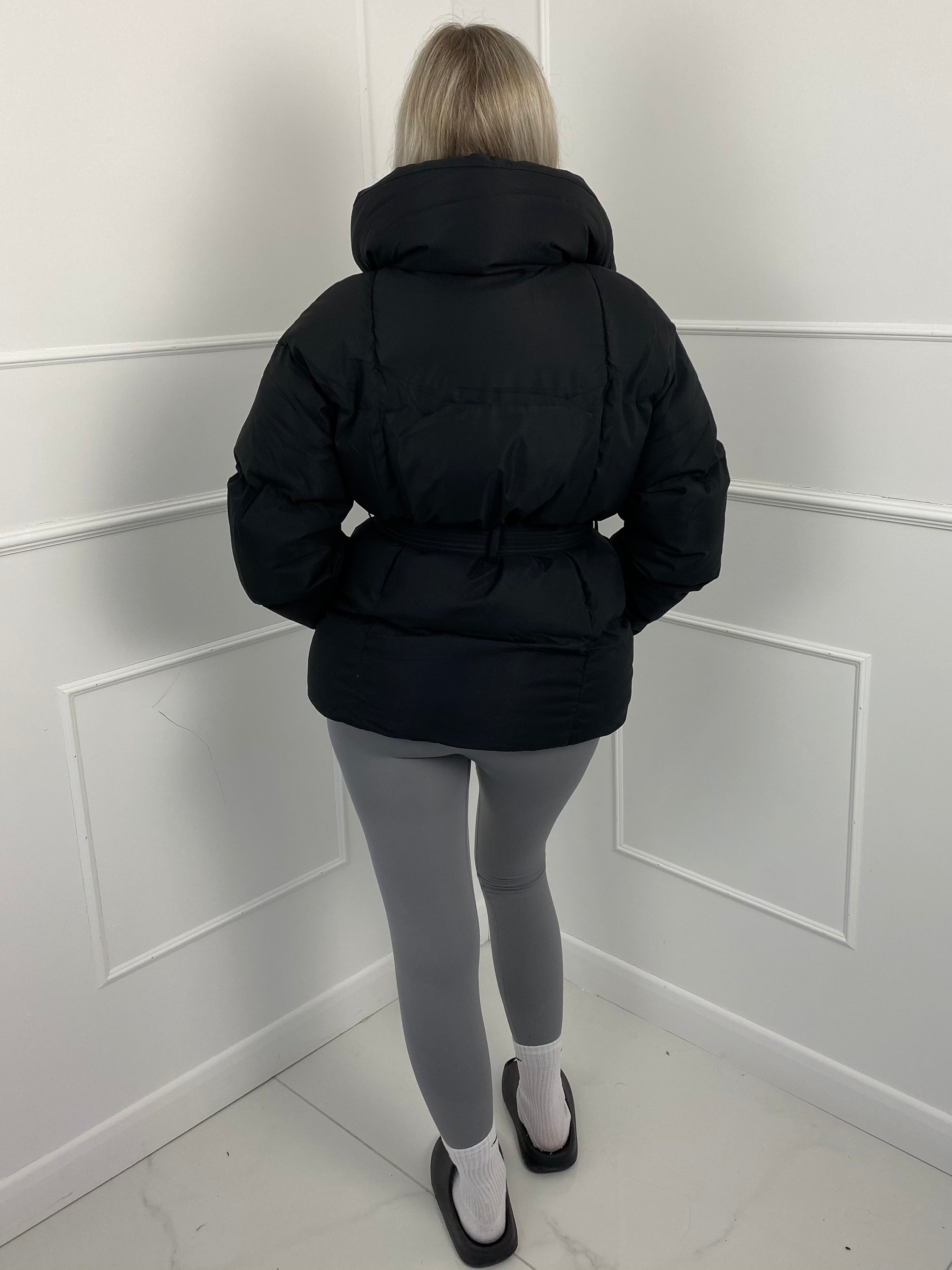 Jenna™ | Short Belted Puffer Jacket