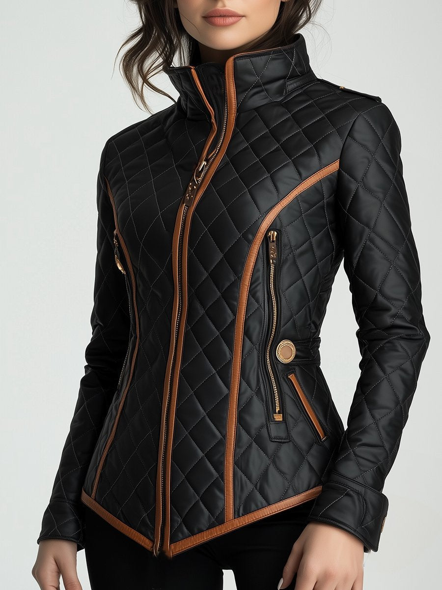 Marissa™ | Waist-Cinched Quilted Puffer Jacket