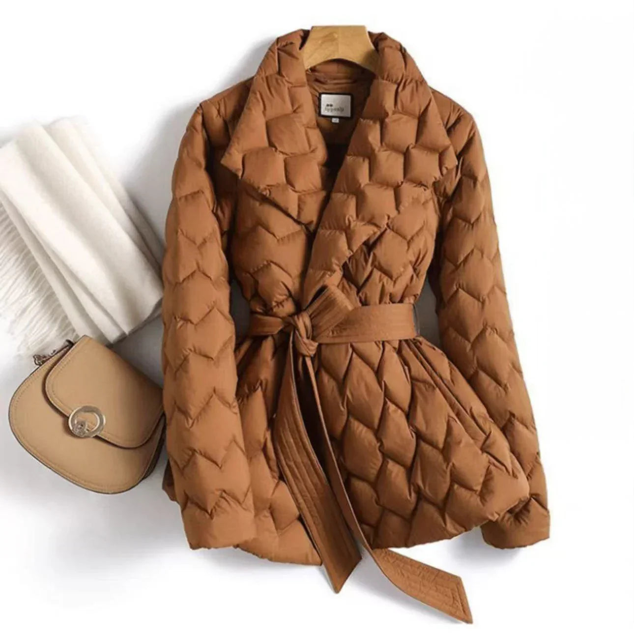 Tahlia™ | Cross-Over Quilted Jacket