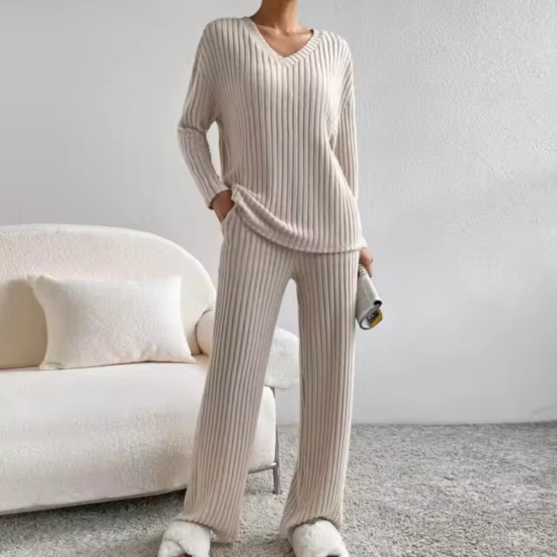 Theresa | Ribbed Knit Lounge Set