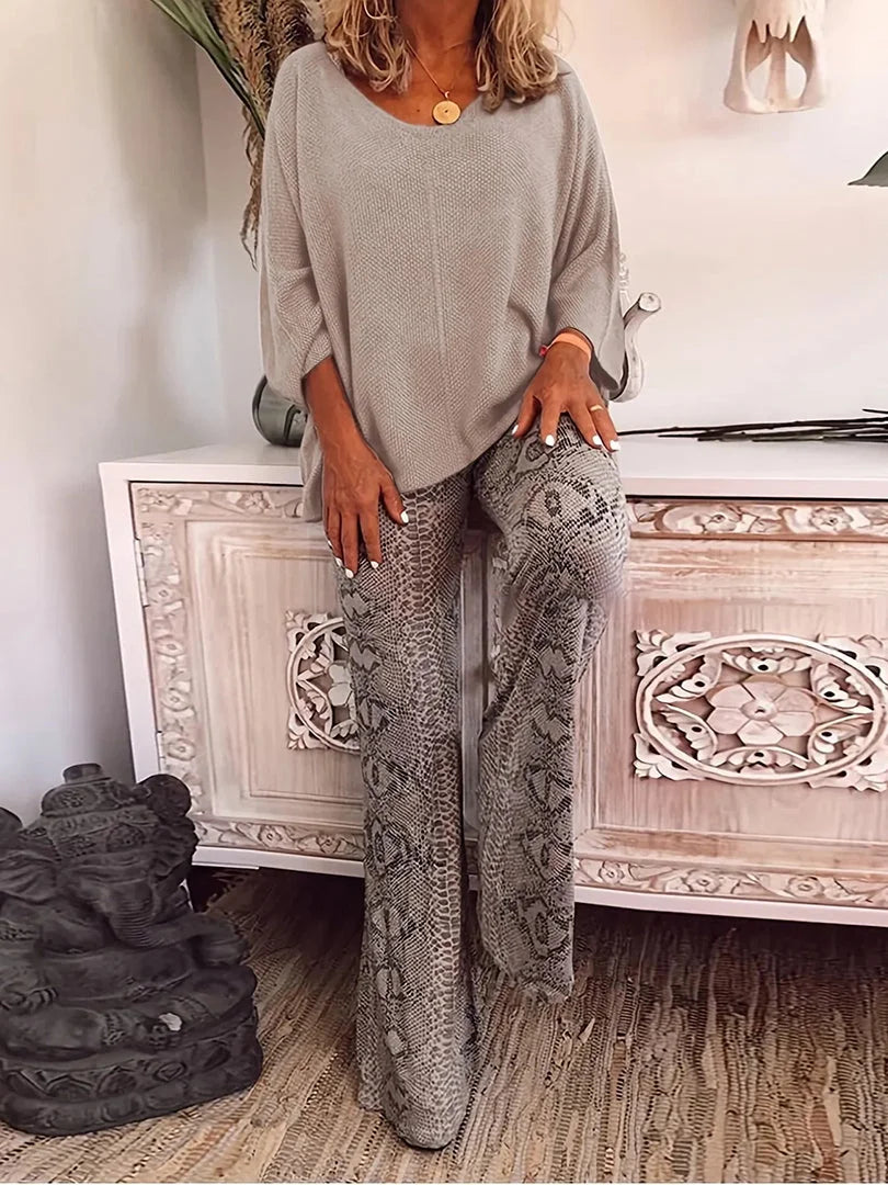 Annie | Boho Knit Two-Piece Set