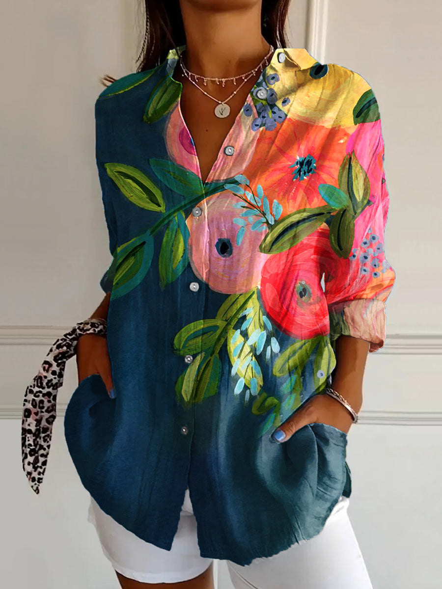 Carlee | Botanical Bloom Shirt