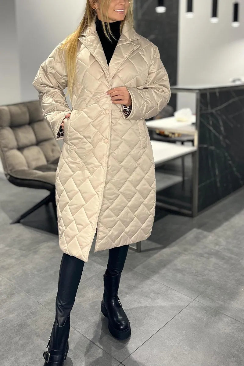 Maribel™ | Reversible Quilted Coat