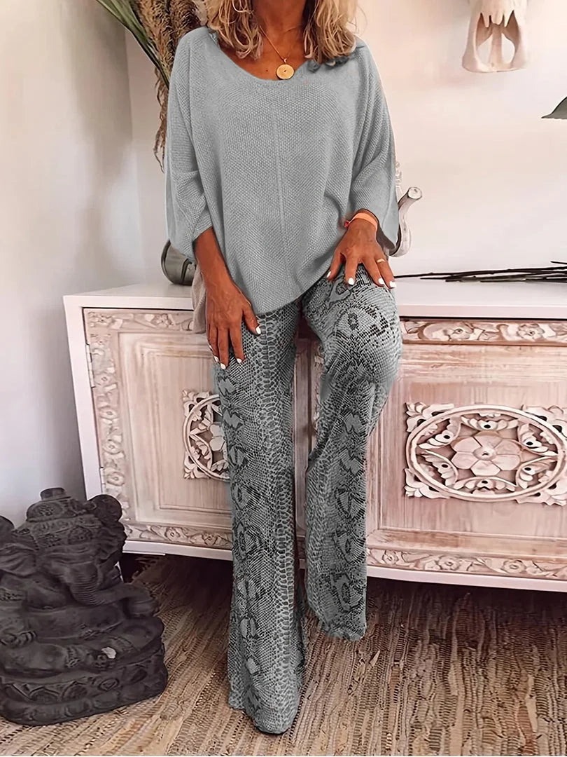 Annie | Boho Knit Two-Piece Set