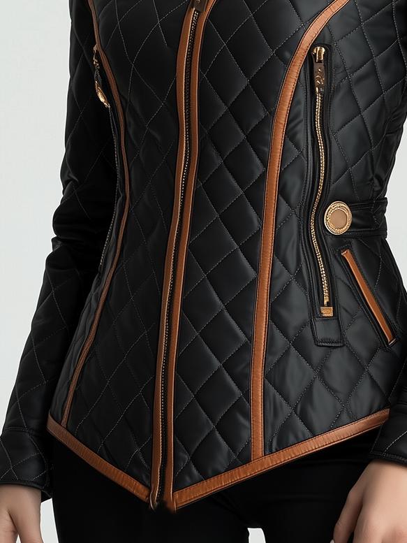 Marissa™ | Waist-Cinched Quilted Puffer Jacket